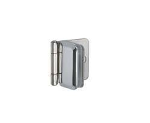 Glass Door Hinge, inset, 5-8mm glass thickness, 304 grade stainless steel, polished