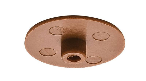 Minifix 15 Covercap, plastic, brown, 18mm