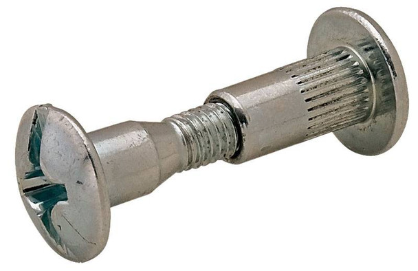 Connector Screw, steel, zinc-plated, galvanized, 32-38mm