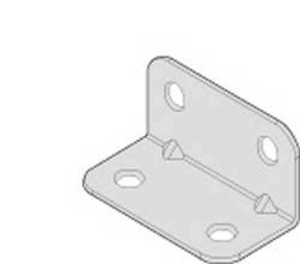 Bracket, steel, plain, 27mm x 27mm x 51mm