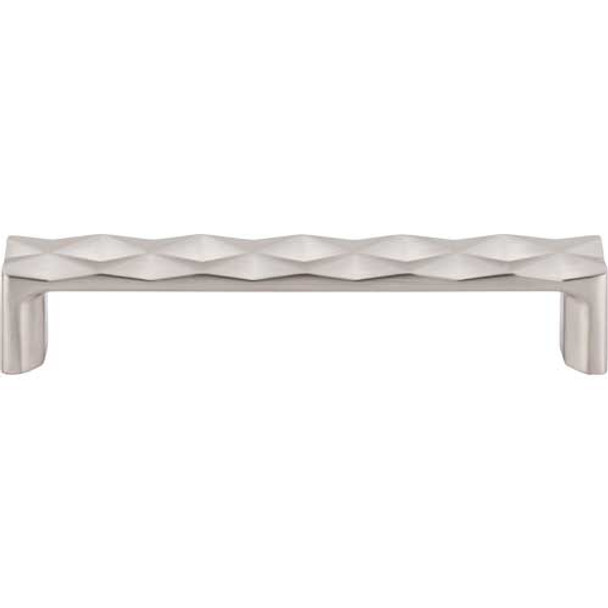 5-1/16" CTC Quilted Pull - Brushed Satin Nickel