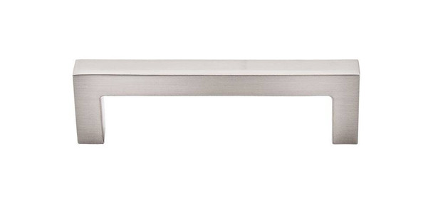 3-3/4" CTC Sqaure Bar Pull - Brushed Satin Nickel