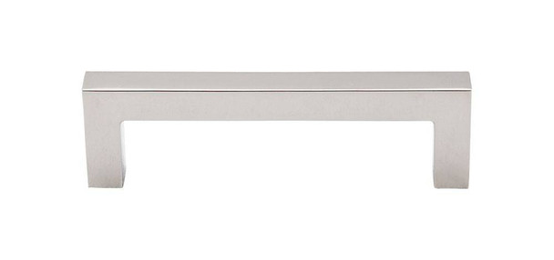 3-3/4" CTC Sqaure Bar Pull - Polished Nickel