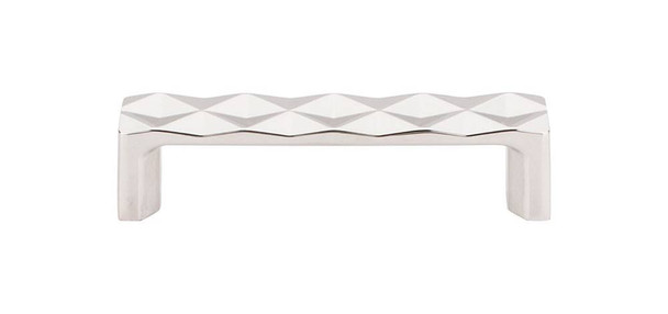 3-3/4" CTC Quilted Pull - Polished Nickel