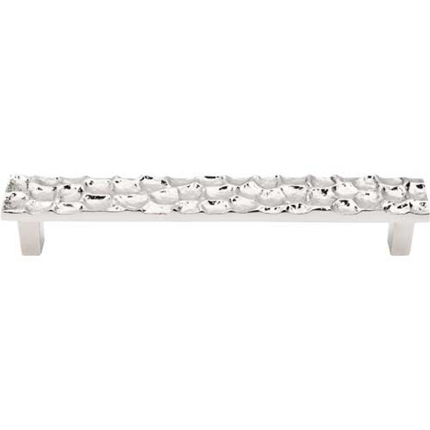 6-5/16" CTC Cobblestone Pull - Polished Nickel