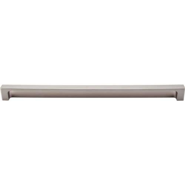 12" CTC Modern Metro Tab Pull - Brushed Satin Nickel