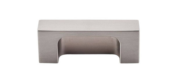 2" CTC Modern Metro Tab Pull - Brushed Satin Nickel