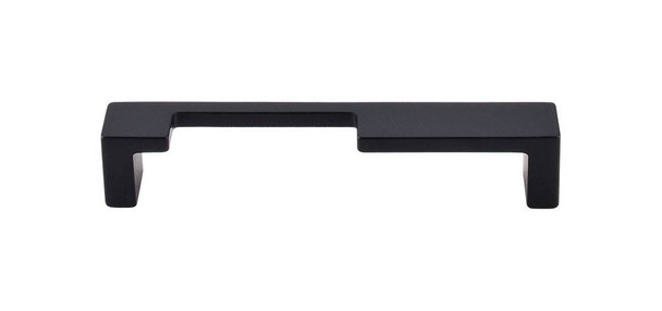 5" CTC Modern Metro Notch Pull A - Flat Black