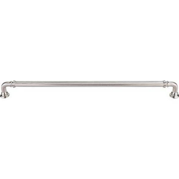 12" CTC Reeded Pull - Brushed Satin Nickel