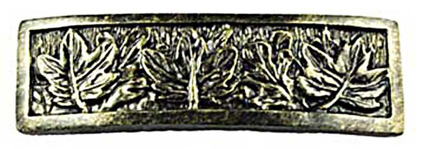 3" CTC Rectangular Leaves Pull - Bronzed Black