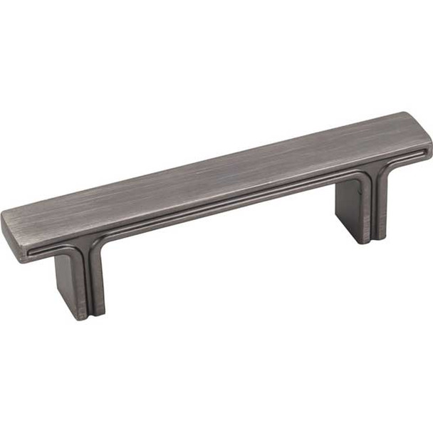 3" CTC Anwick Rectangular Pull - Brushed Pewter