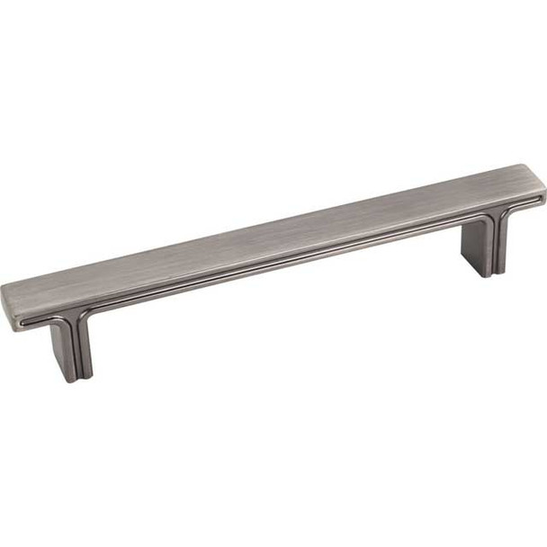 128mm CTC Anwick Rectangular Pull - Brushed Pewter