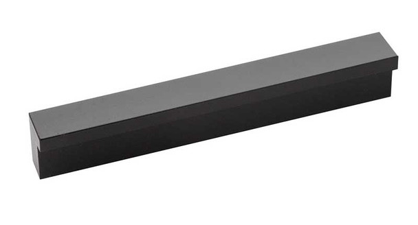 3" CTC Rectangular Streamline Pull - Flat Onyx