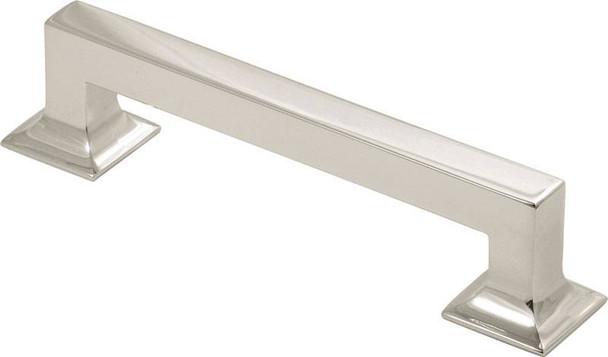 128mm CTC Studio Collection Cabinet Pull - Bright Nickel