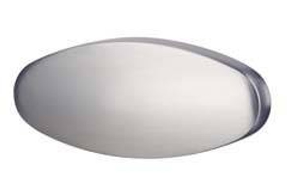 16mm CTC Plano Oval Handle - Brushed Nickel