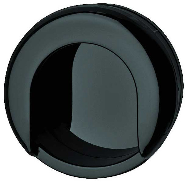 75mm Dia. Hewi Polyamide Recessed Handle - Jet Black