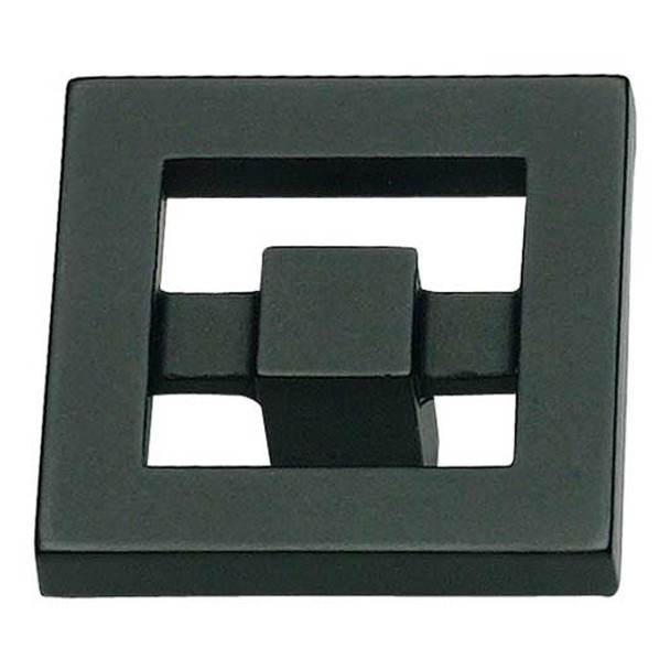 1-3/8" Square Nobu Knob - Matte Black