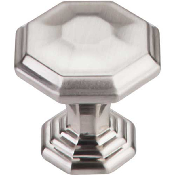 1-1/4" Dia. Chalet Knob - Brushed Satin Nickel