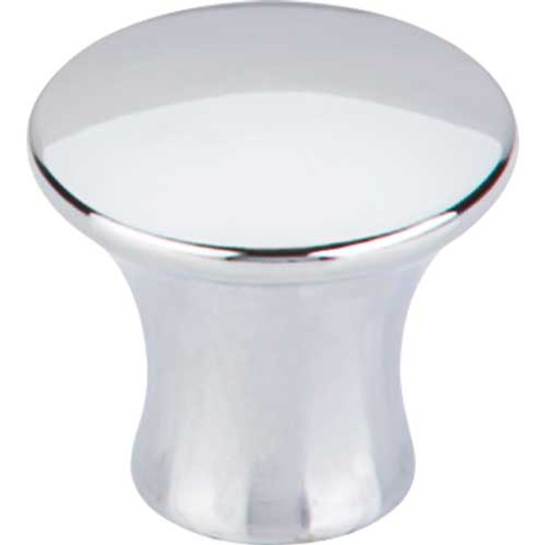 1-1/8" Dia. Oculus Round Knob Medium - Polished Chrome