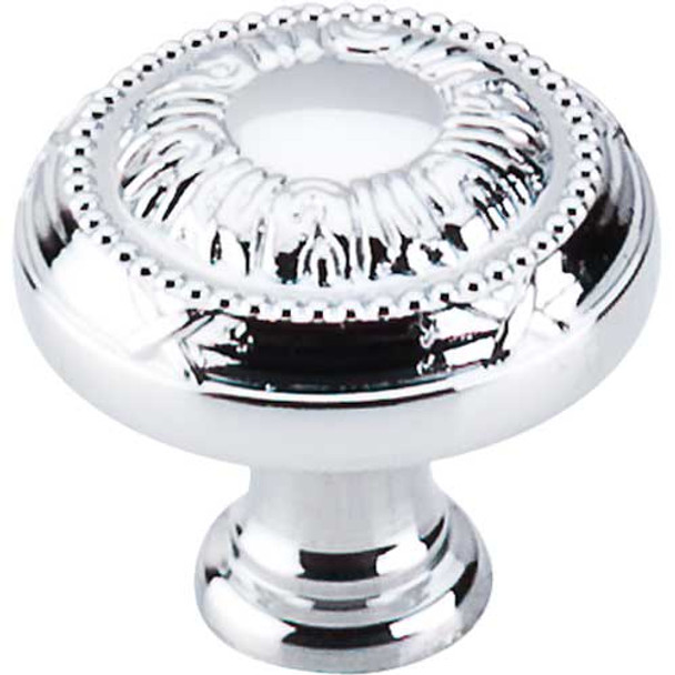 1-1/8" Dia. Ribbon Knob - Polished Chrome