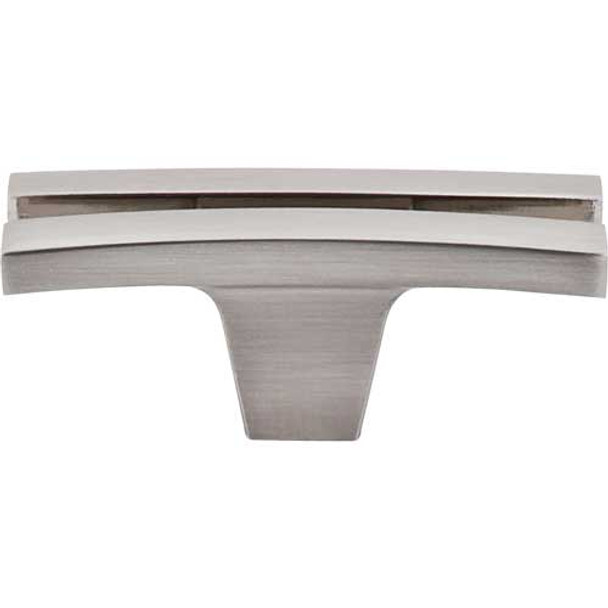 2-5/8" Sanctuary Flared Knob - Brushed Satin Nickel