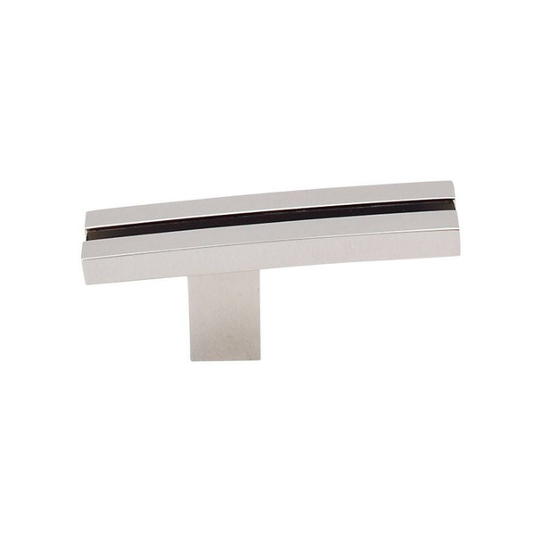 2-5/8" Sanctuary Inset Rail Knob - Polished Nickel