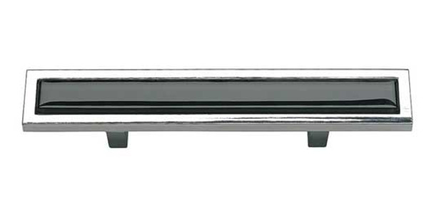 3" CTC Black Spa Pull - Polished Chrome