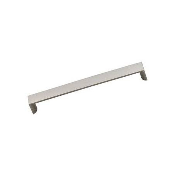 128mm CTC Contemporary Expression Rectangular Bench Pull - Brushed Nickel