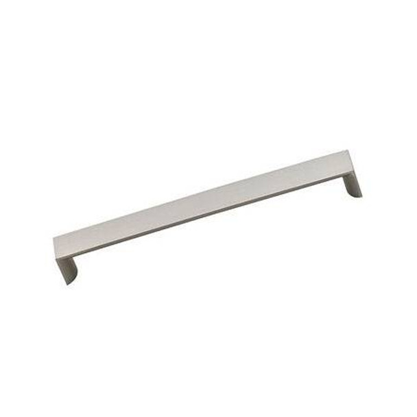 192mm CTC Contemporary Expression Rectangular Bench Pull - Brushed Nickel
