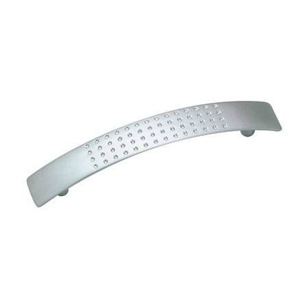 96mm CTC Modern Dotted Appliance Pull - Satin Chrome