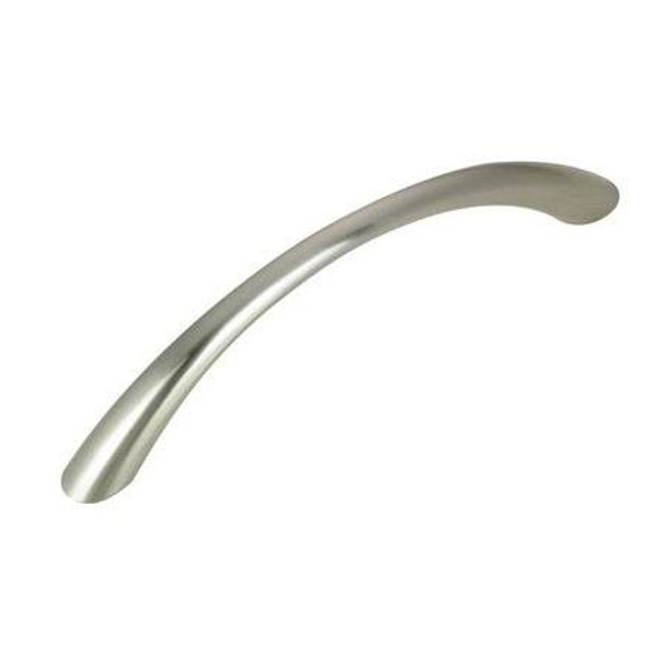 96mm CTC Urban Collection Tapered Arch Pull - Brushed Nickel