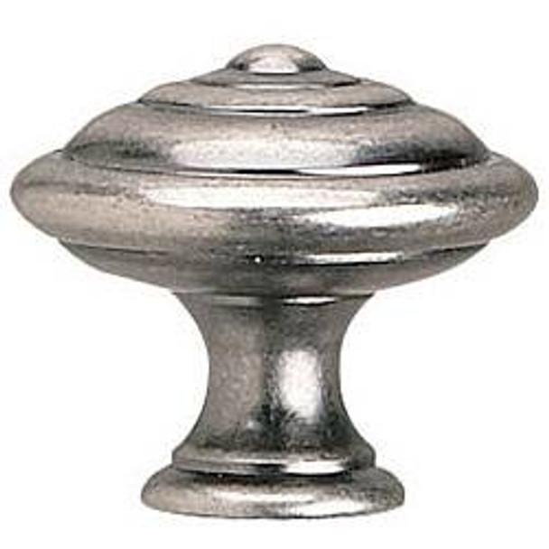 25mm Dia. Transitional Provencale Inspiration Collection Round Knob - Burnished Brass