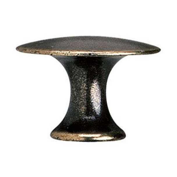 20mm Dia. Povera Inspiration Collection Flat Round Knob - Satin Bronze
