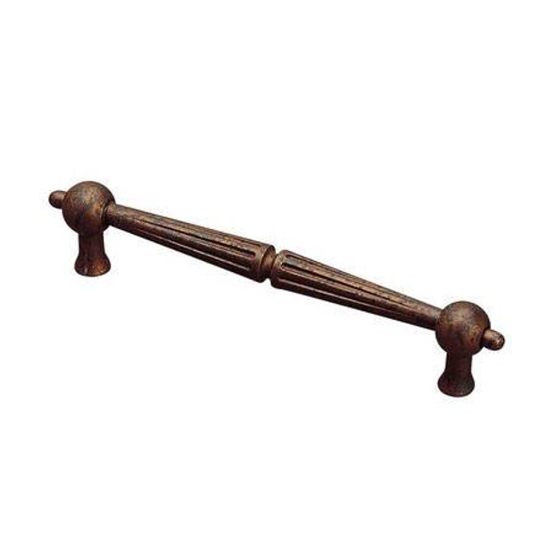 96mm CTC Classic Inspiration Thin Art Deco Style Rustic Pull - Spotted Bronze
