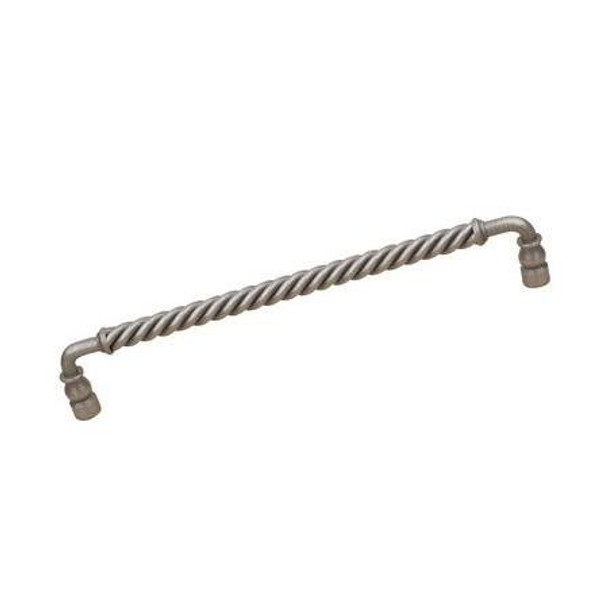 12" CTC Country Style Twist Pull - Antique Iron