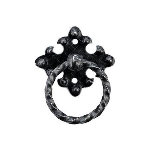 24mm CTC Antique Rustic Country Style Collection Ring Pull - Anthracite
