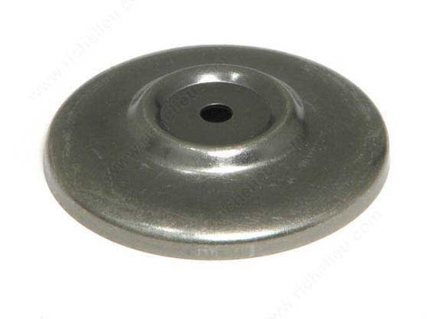 52mm Dia. Classic Round Knob Backplate - Pewter