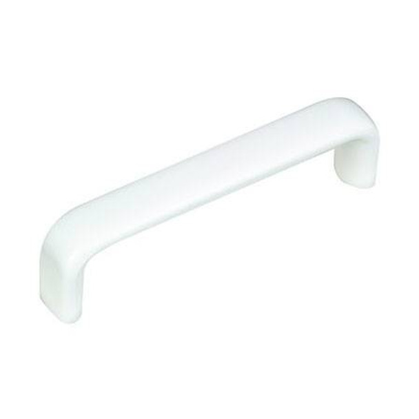 96mm CTC Eclectic Expression Plastic Cabinet Pull - White