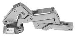Salice C2PFA99 Hinge, steel, nickel-plated, 165degree, full overlay, self closing, screw-on, Mod 17