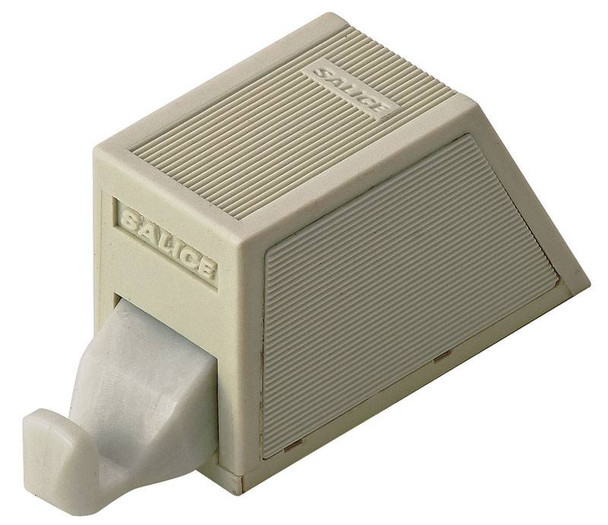 Salice DP3SNBR Push Latch, plastic, beige, without lip