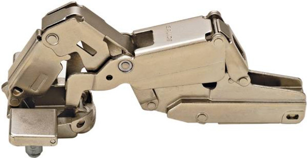 Salice C2JFG99 Logica Hinge, steel, nickel-plated, 165degree, half overlay, self closing, Mod 8