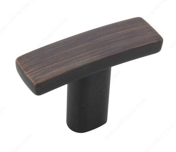 38mm Transitional Expression T-Bar Knob - Oil Rubbed Bronze