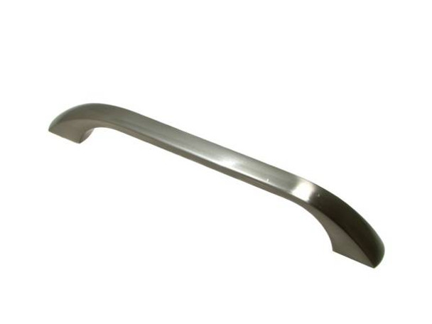 160mm CTC Contemporary Arched Tapered End Pull - Brushed Nickel