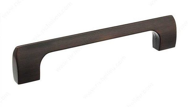128mm CTC Modern Expression Flat Hurdle Pull - Oil Rubbed Bronze