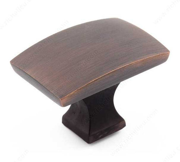 44mm Transitional Ramp Cabinet Knob - Oil Rubbed Bronze