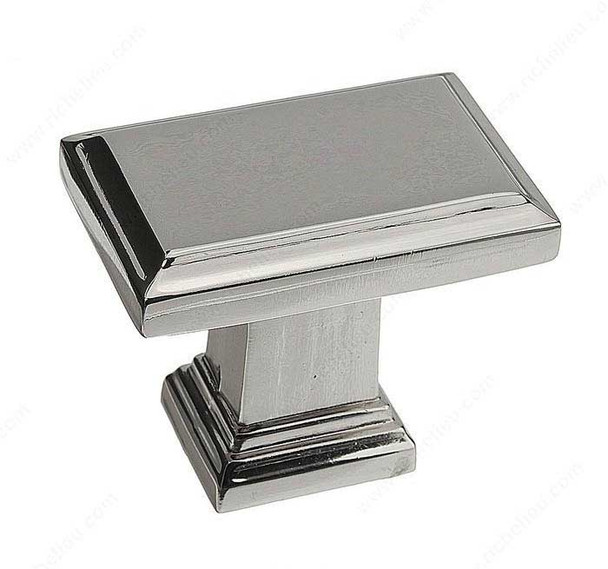 38mm Transitional Pillar Base T-Bar Knob - Nickel