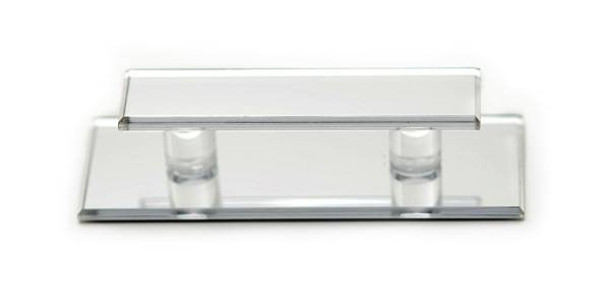 127mm Transitional Acrylic Rectangular Cabinet Pull - Clear