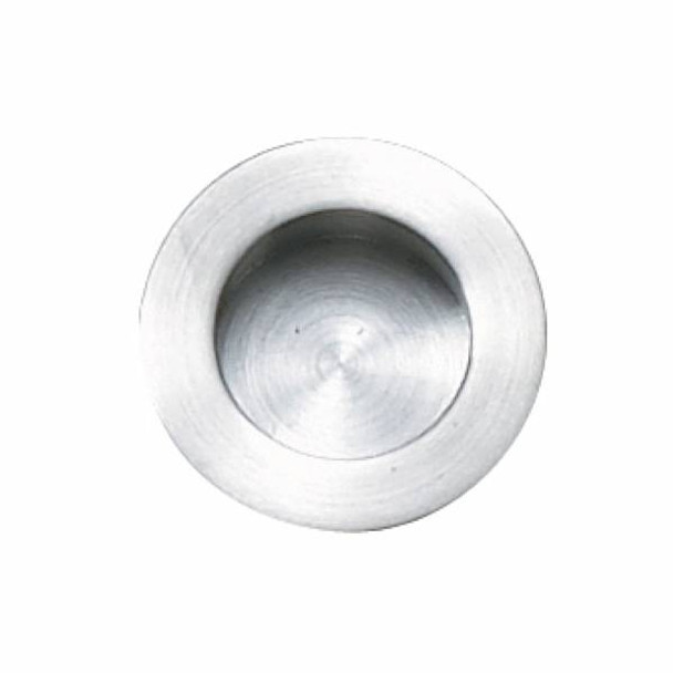 35mm Dia. Eclectic Recessed Center Circle Pull - Brushed Nickel