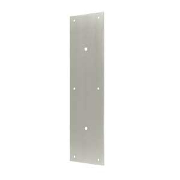 15" Push Plate for 8" Door Pull - Brushed Nickel