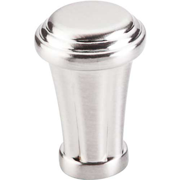 7/8" Dia. Luxor Knob Small - Brushed Satin Nickel